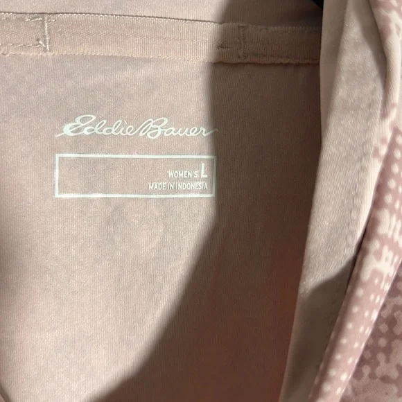 Eddie Bauer Women's Solarfoil Pullover Hoodie long sleeve shirt size L - Picture 6 of 10
